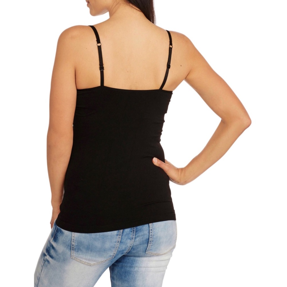 Black Seamless Camisole Size Large NWT - Picture 2 of 5
